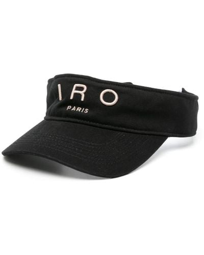 IRO Zonneklep Met Geborduurd Logo - Zwart