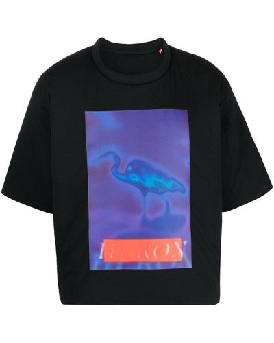 Heron Preston T-Shirt im Oversized-Look - Blau