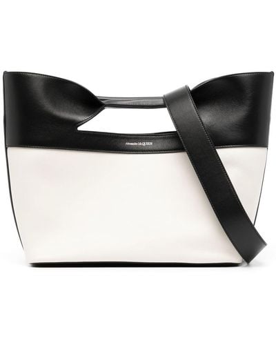 Alexander McQueen 'the Bow Small' Shopper Bag - Black