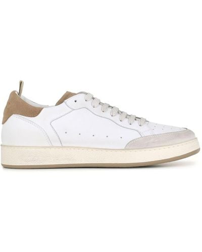 Officine Creative Lux 001 Leather Sneakers - White