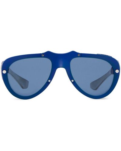 Burberry Lunettes de soleil Shield Mask - Bleu