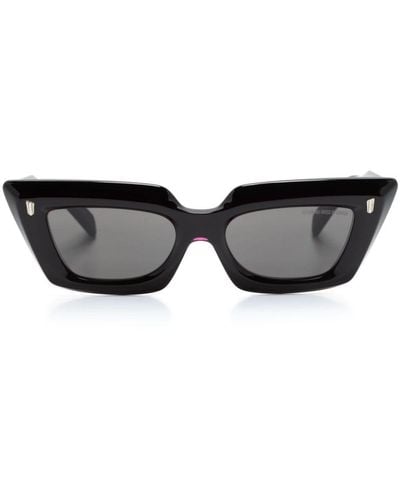 Cutler and Gross 1408 Cat-eye Frame Sunglasses - Black