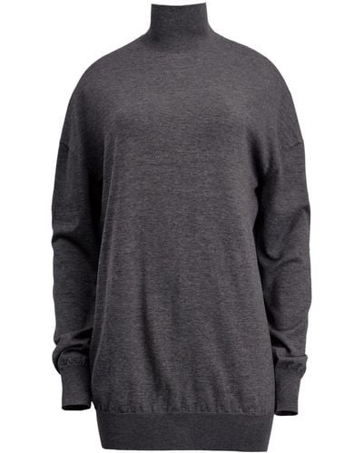 Khaite Delilah High-neck Merino Sweater - Grey