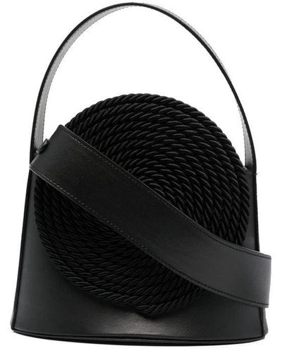D'Estree Gunther Rope-detail Bag - Black