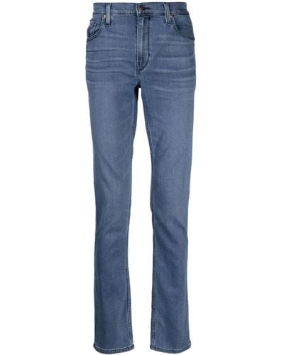 PAIGE Lennx Slim-Fit-Jeans - Blau