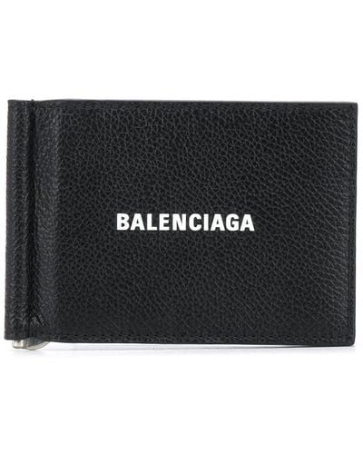Balenciaga Portefeuille Cash à pince à billets - Noir