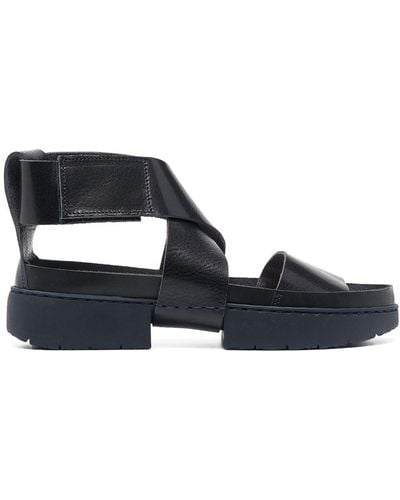 Trippen Open-toe Leather Sandals - Blue