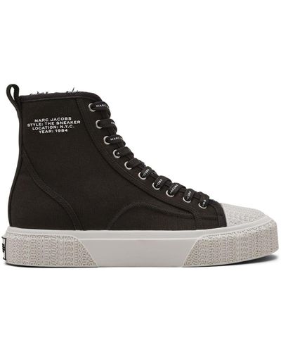 Marc Jacobs Canvas High-top Trainers - Black