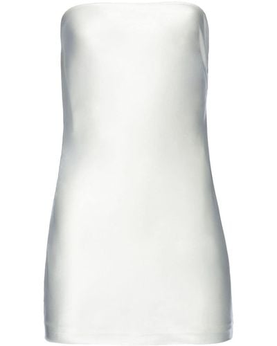 retroféte Indiyah Strapless Dress - White