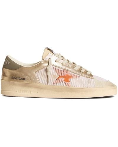 Golden Goose Stardan Panelled Trainers - Pink