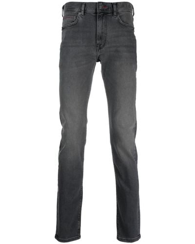 Tommy Hilfiger Jeans skinny con effetto schiarito - Grigio