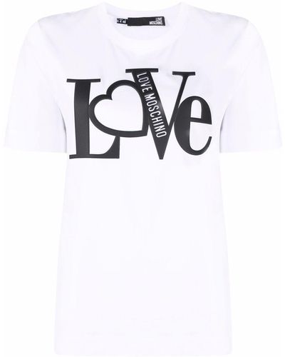 Love Moschino Love Tシャツ - ホワイト