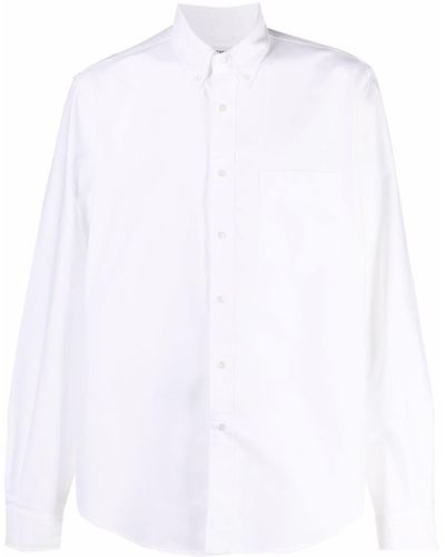 Aspesi Camisa de manga larga con botones - Blanco