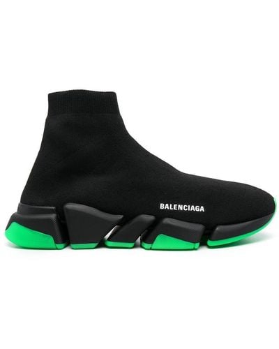 Balenciaga Speed 2.0 Gebreide Sneakers - Zwart