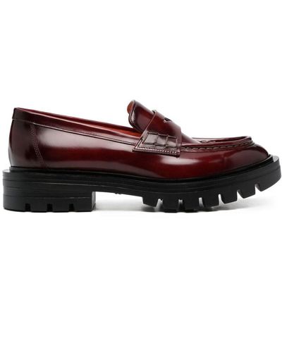 Santoni Klassische Penny-Loafer - Braun