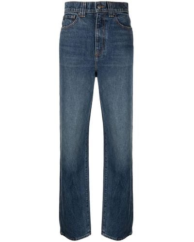 Khaite Albi Straight Jeans - Blauw