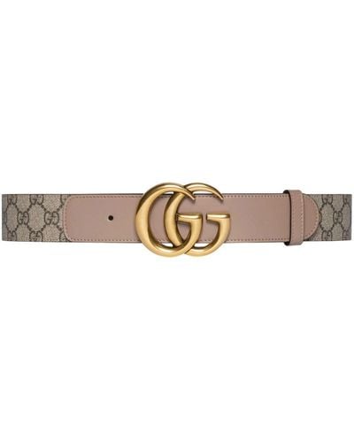 Gucci Riem Met GG Logo - Meerkleurig