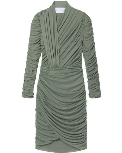 AZ FACTORY X Ester Manas robe courte à design drapé - Vert