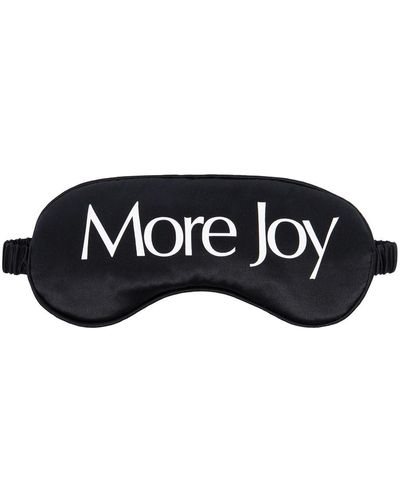 More Joy Schlafmaske aus Seide - Schwarz