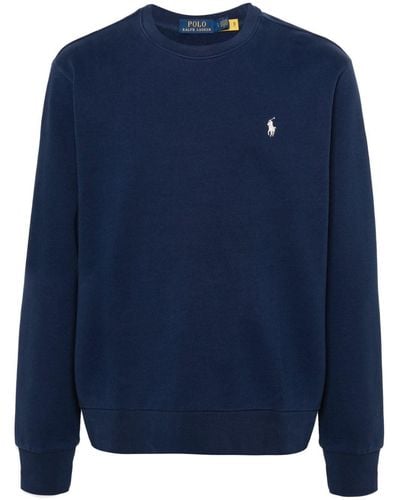 Polo Ralph Lauren Sweatshirt mit Polo Pony - Blau