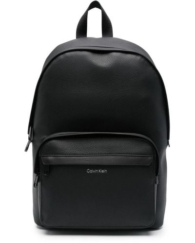Calvin Klein Logo-print Backpack - Black
