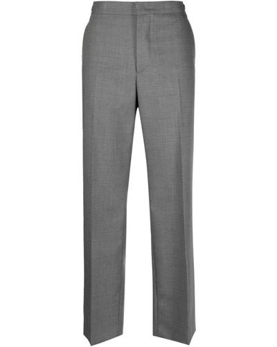 Aspesi Mid-rise Straight-leg Pants - Gray