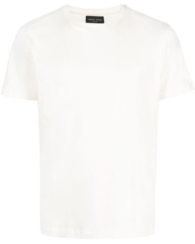 Roberto Collina Klassisches T-Shirt - Weiß