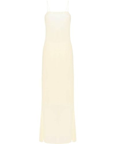 Jacquemus La Robe Brezza Mousseline Slip Dress - Women's - Polyester - White