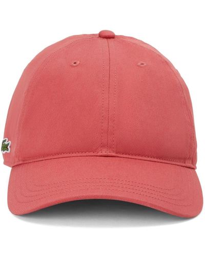 Lacoste Logo-patch Baseball Cap - Red