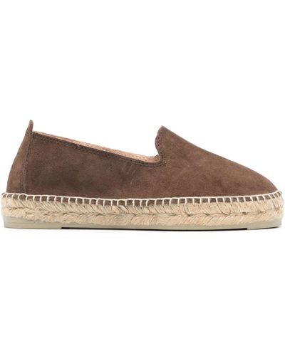 Manebí Hamptons Suede Espadrilles - Brown