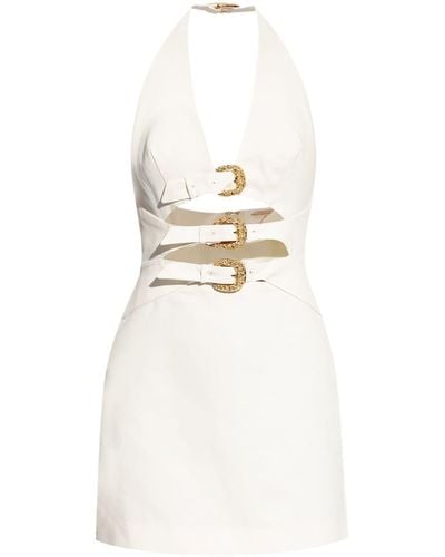 Cult Gaia Anice Buckled Minidress - White
