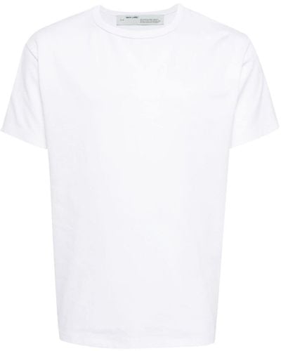Off-White c/o Virgil Abloh Crew-neck Cotton T-shirt - White