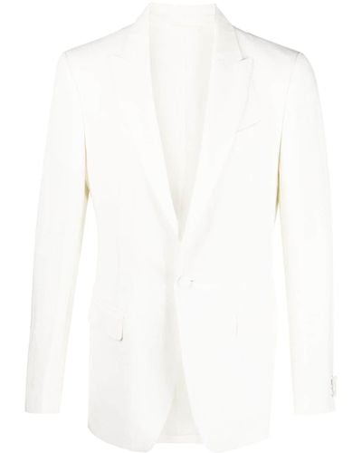 Etro Single-breasted Tailored Blazer - White