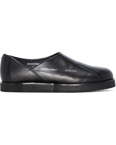 A_COLD_WALL* Geometric Model 3 Loafers - Black