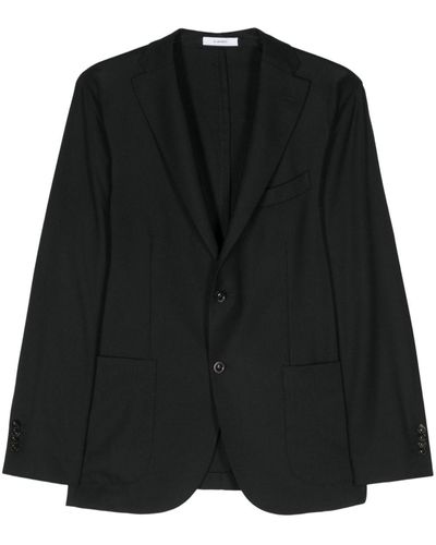 Boglioli K-jacket Blazer Met Enkele Rij Knopen - Zwart