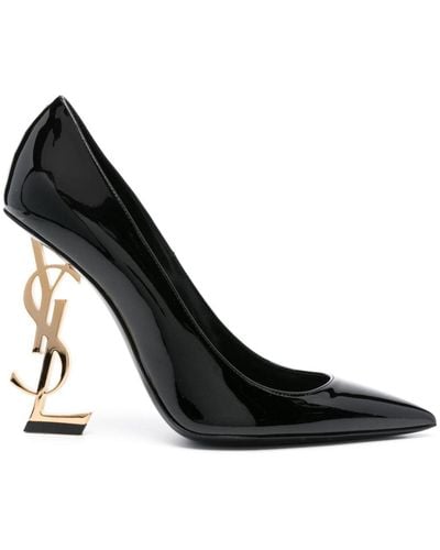 Saint Laurent Zapatos Opyum con tacón de 110 mm - Negro