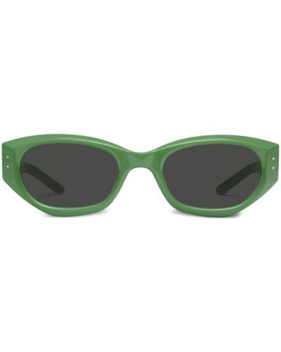 Gentle Monster Benven Gr7 Geometric-frame Sunglasses - Green