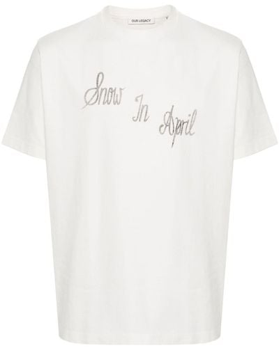 Our Legacy Ronja Tシャツ - ホワイト