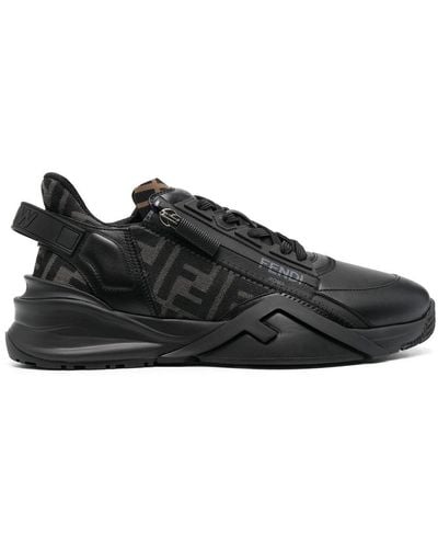 Fendi Flow - Sneakers basses en cuir - Noir