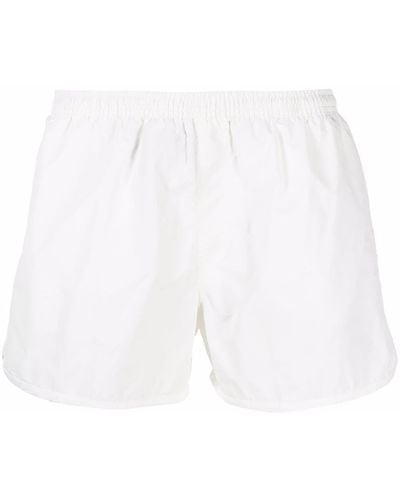 Ami Paris Ami De Cœur Swim Shorts - White