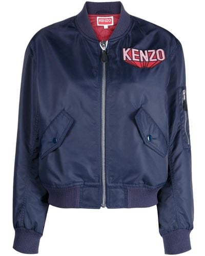 KENZO 3d ボンバージャケット - ブルー
