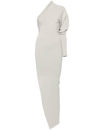 Rick Owens One-shoulder Asymmetric Dress - White