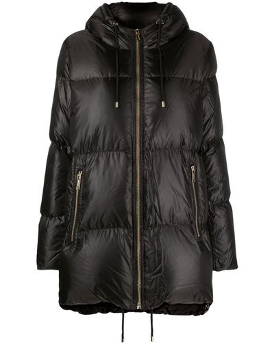 Michael Kors Hooded Puffer Down Jacket - Black