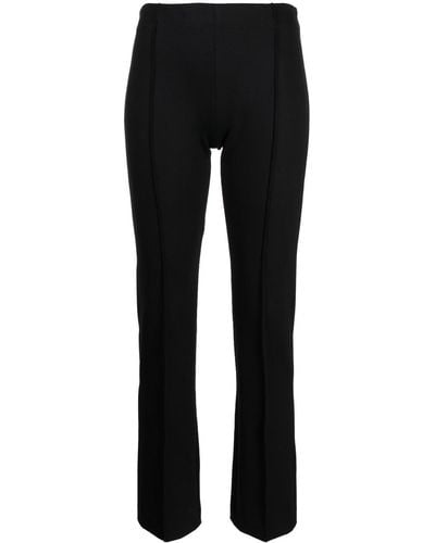 Rosetta Getty Pantalon Stovepipe à coupe droite - Noir