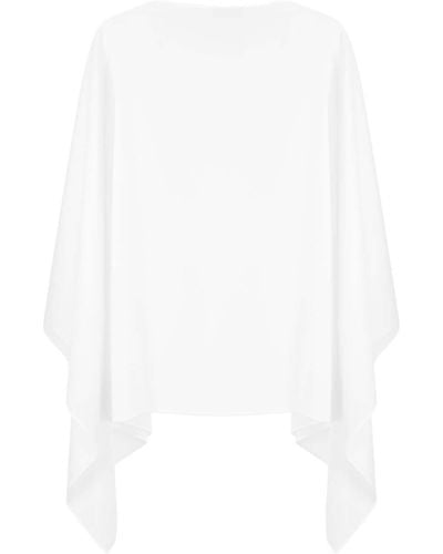 Blanca Vita Blusa de manga ancha - Blanco