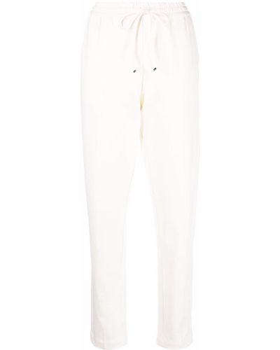 Tommy Hilfiger Pantalon à taille élastiquée - Blanc