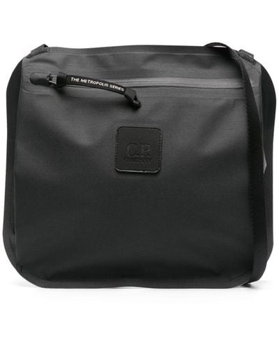 C.P. Company Logo-patch Shoulder Bag - Black