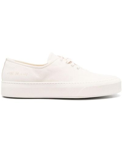 Common Projects Four Hole Low-top Canvas Trainers - White