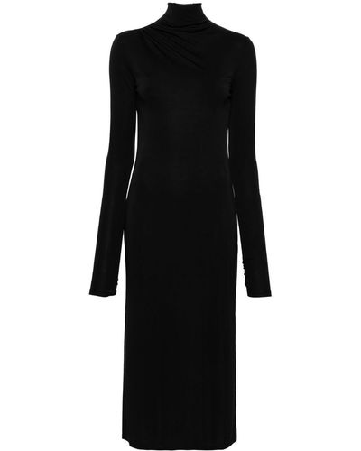 ANDAMANE Parker Open-back Midi Dress - Black