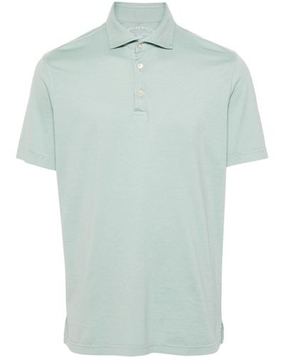 Fedeli Zero Cotton Polo Shirt - Green
